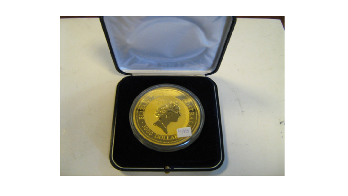 Колекційна монета «3000 доларів», Австралія, 1994 р., золото 999°, 1000 г, інв.№4405